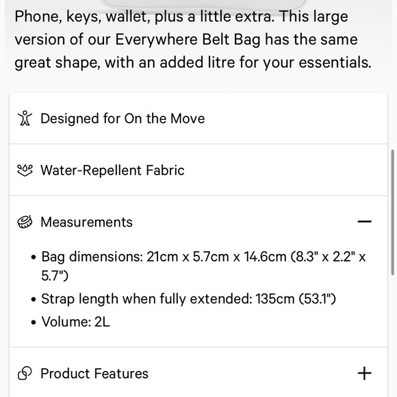 NWT Large Lululemon Everywhere Belt Bag - Picture 14 of 14